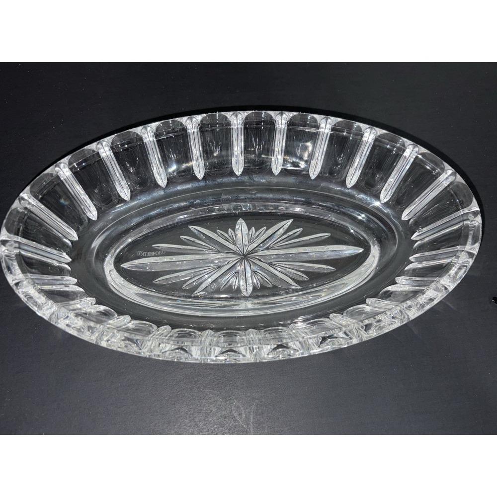 Waterford Crystal Candy Oval Dish‎ Grafton Street O'Connell Ireland Collection